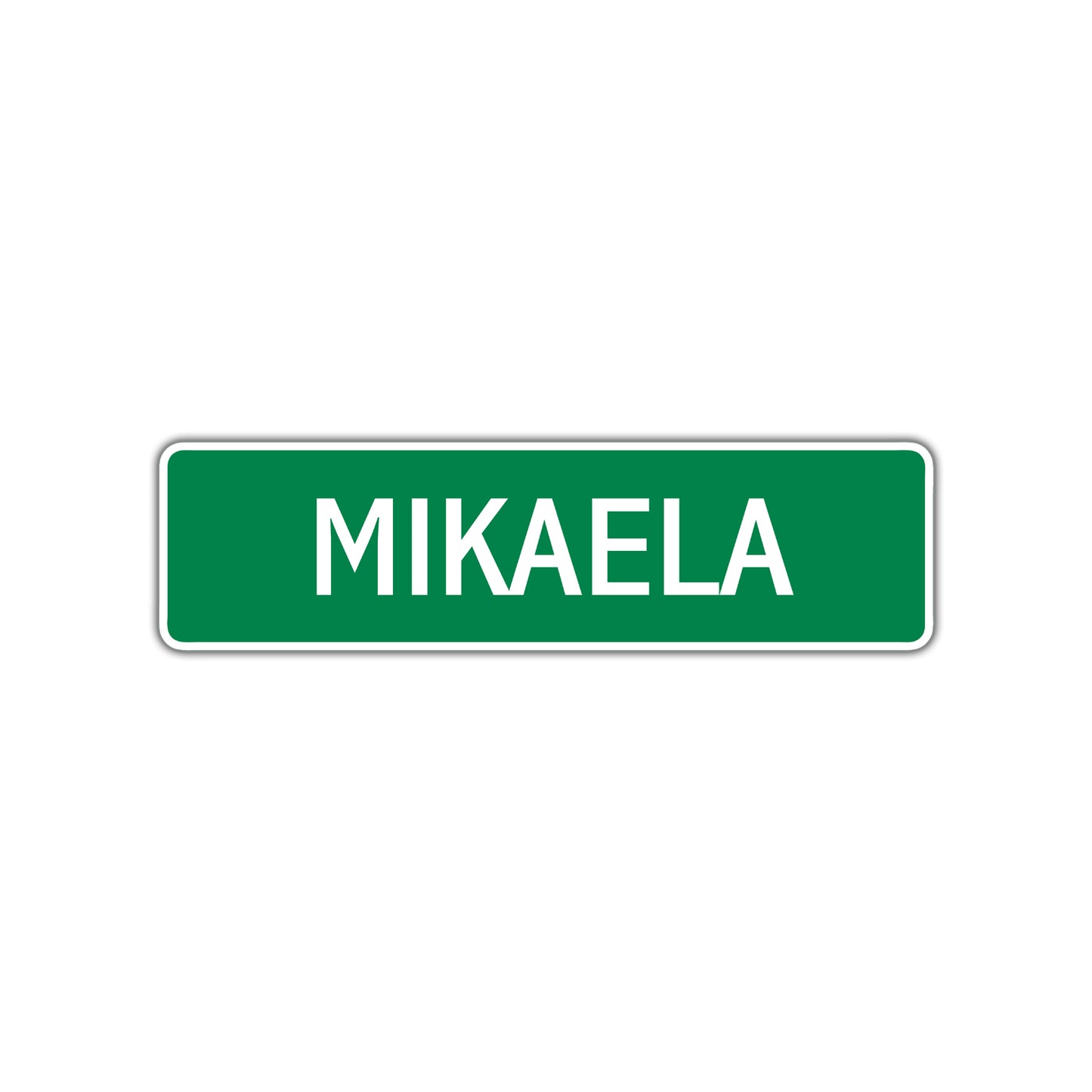 Mikaela Street Sign Plate