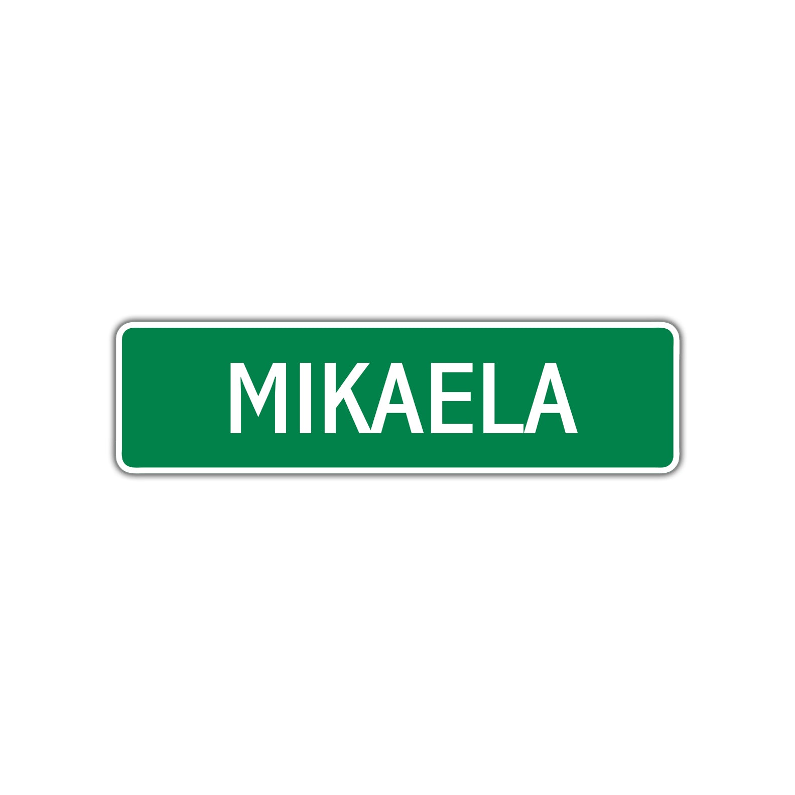 Mikaela Street Sign Plate