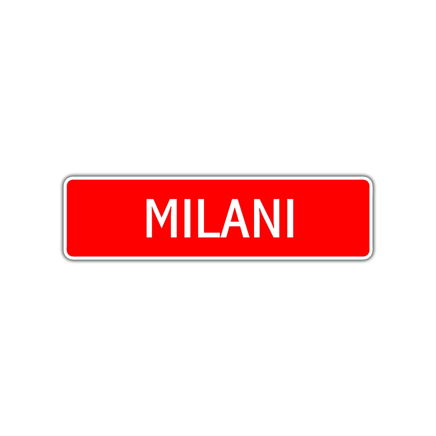 Milani Street Sign