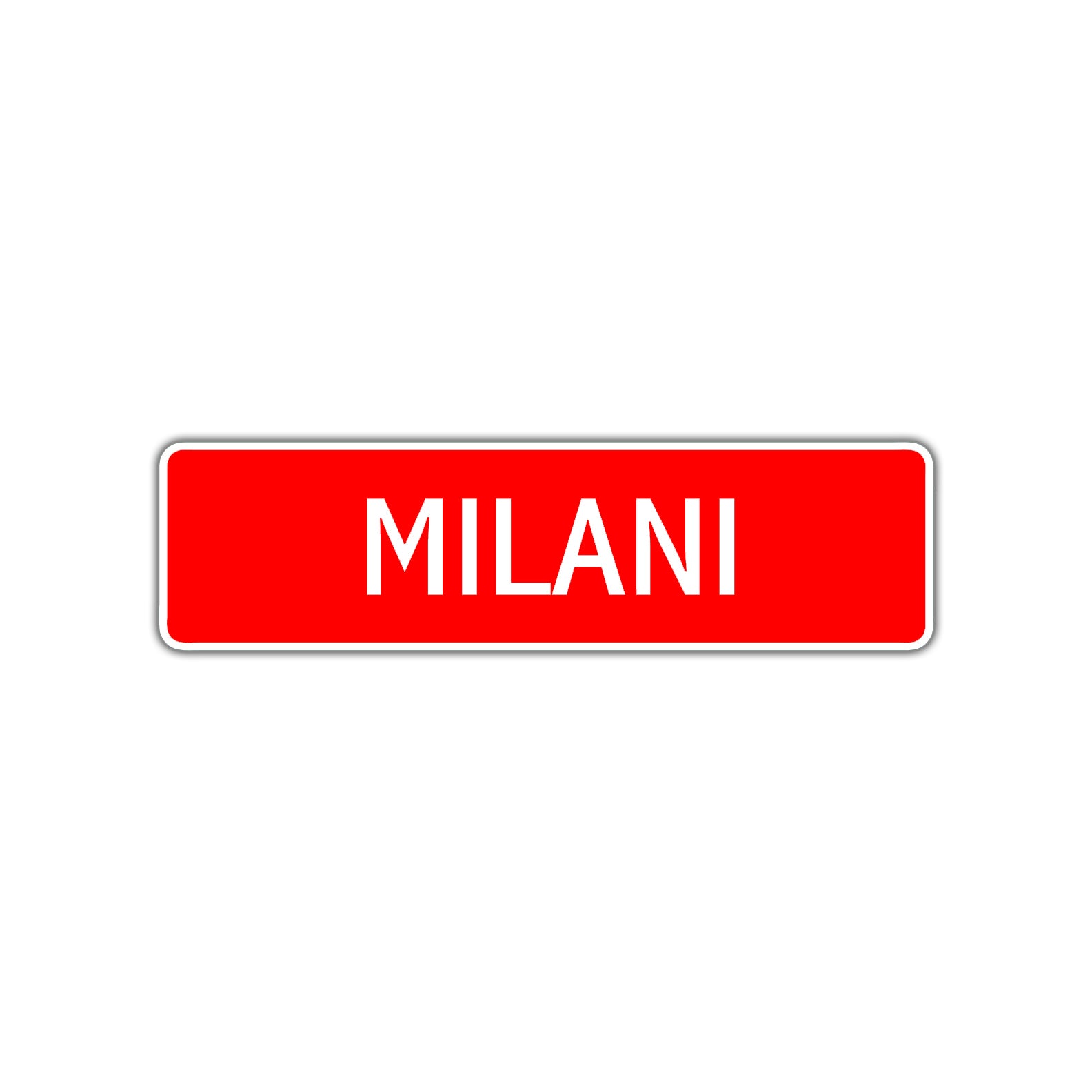 Milani Street Sign