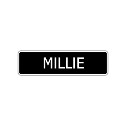 Millie Street Metal Sign 