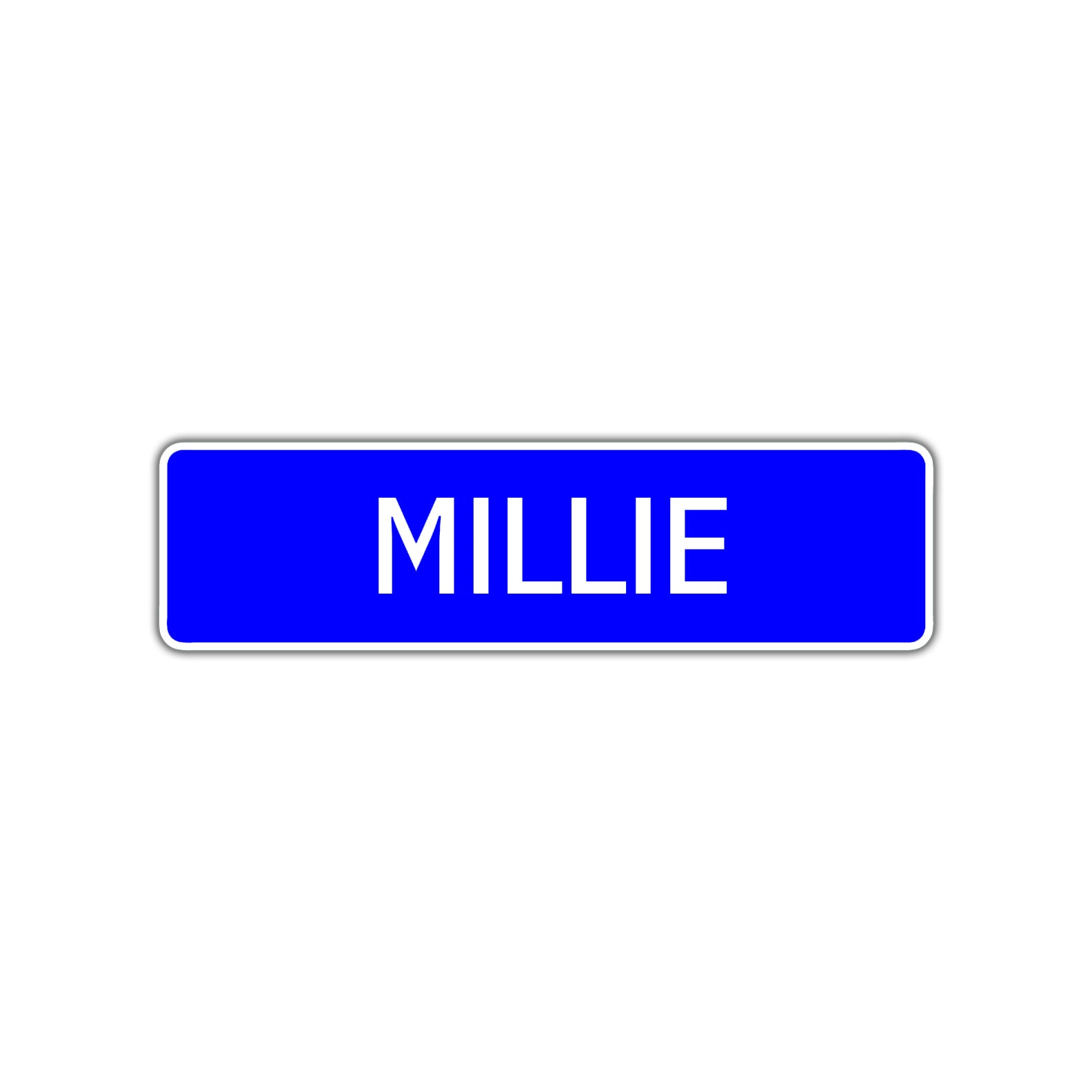 Millie Street Metal Sign Plate