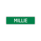 Millie Street Sign Plate
