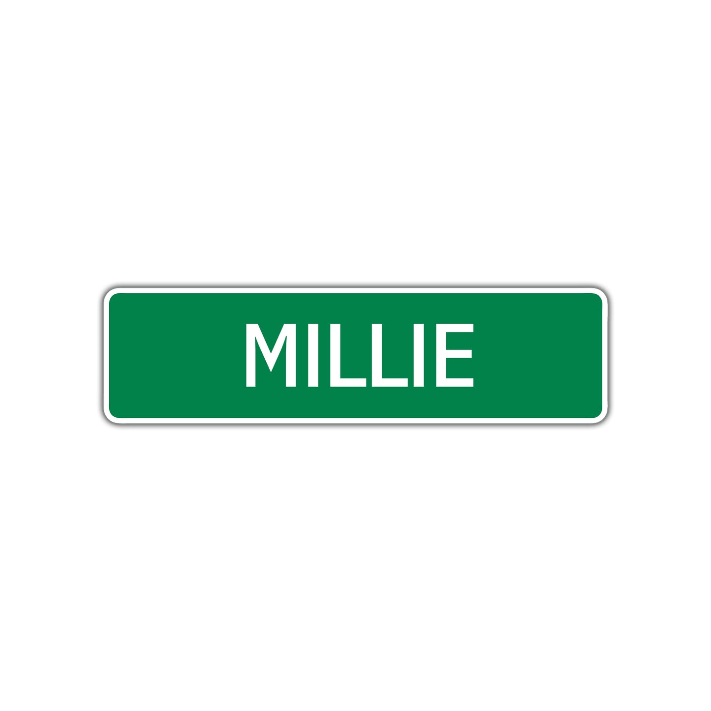 Millie Street Sign Plate