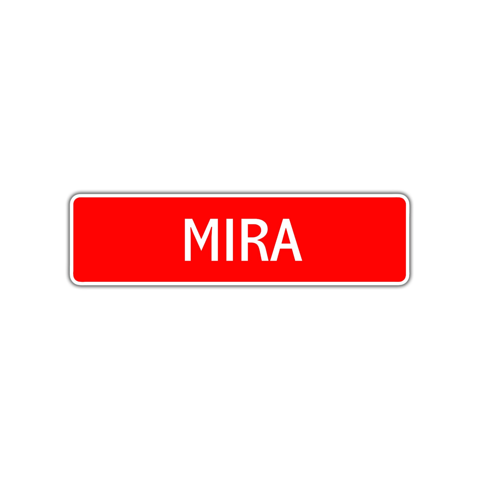 Mira Street Sign