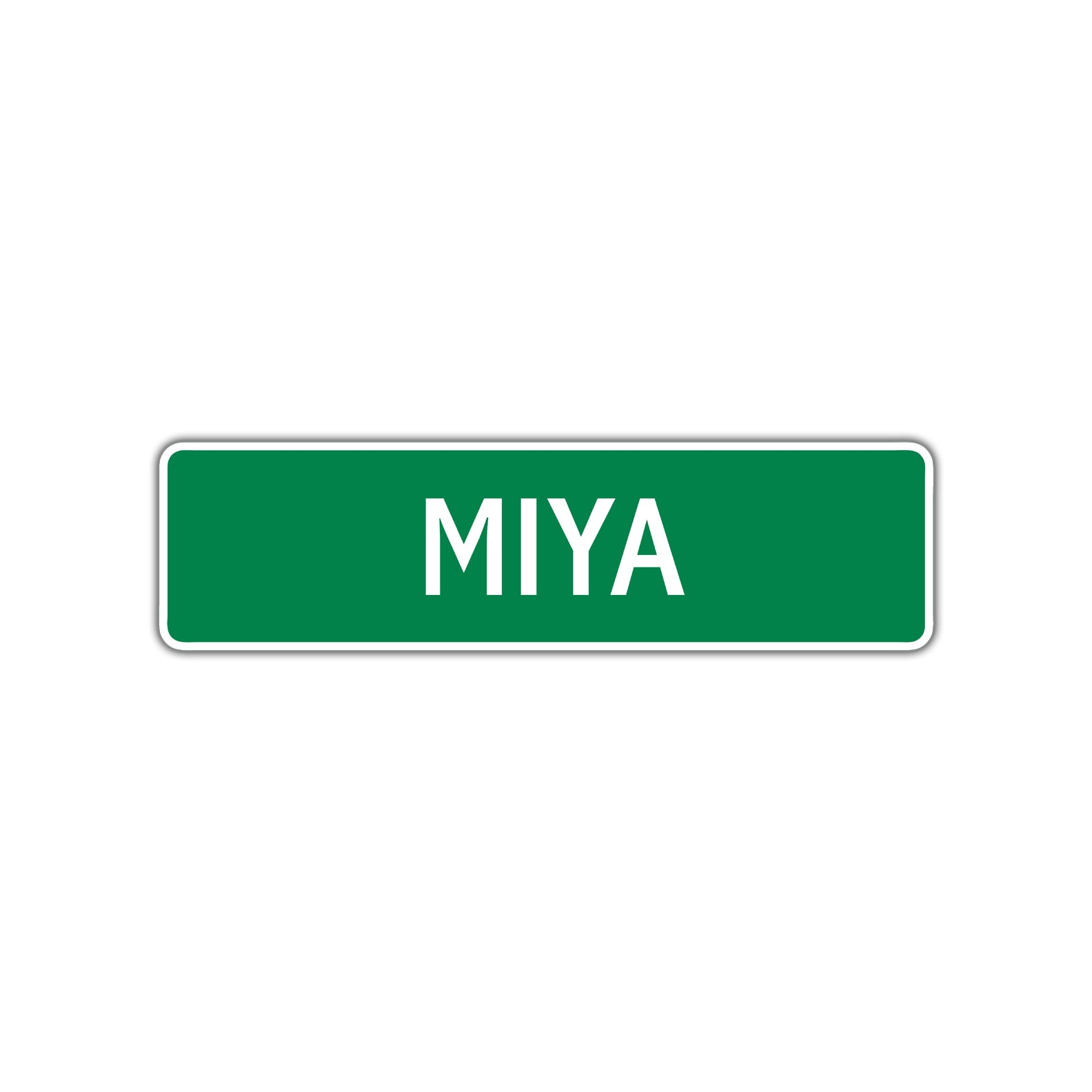 Miya Street Sign 