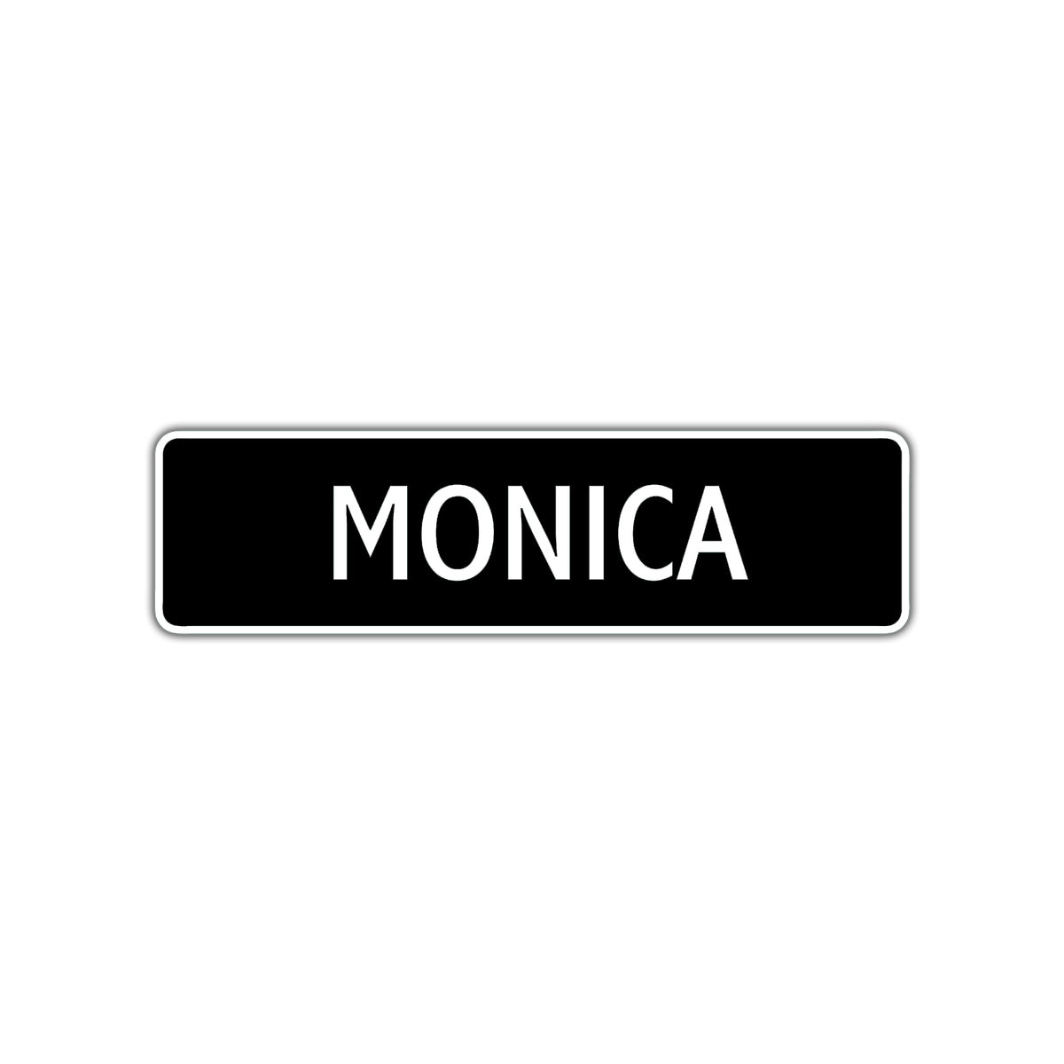 Monica Sign Monica Street Sign Children Name Room Plate – Sign Fever