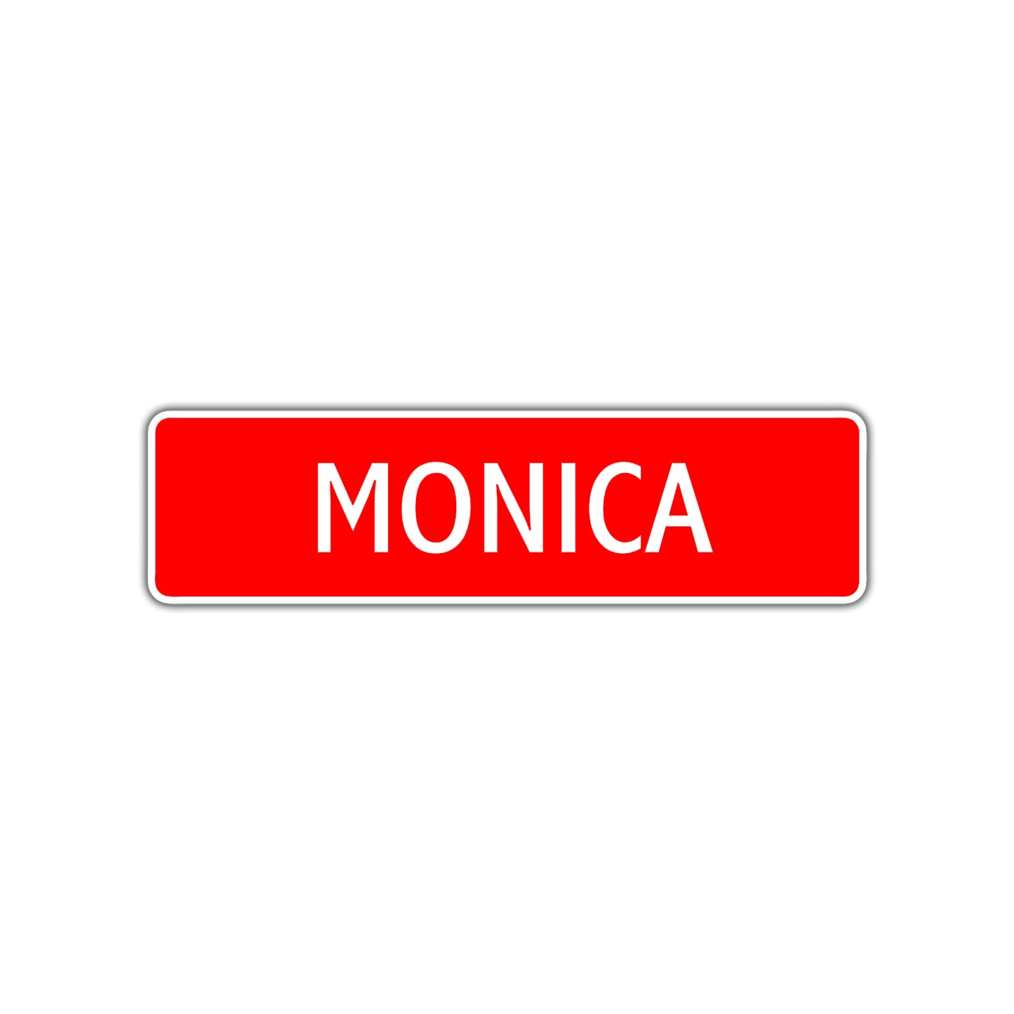 Monica Street Sign