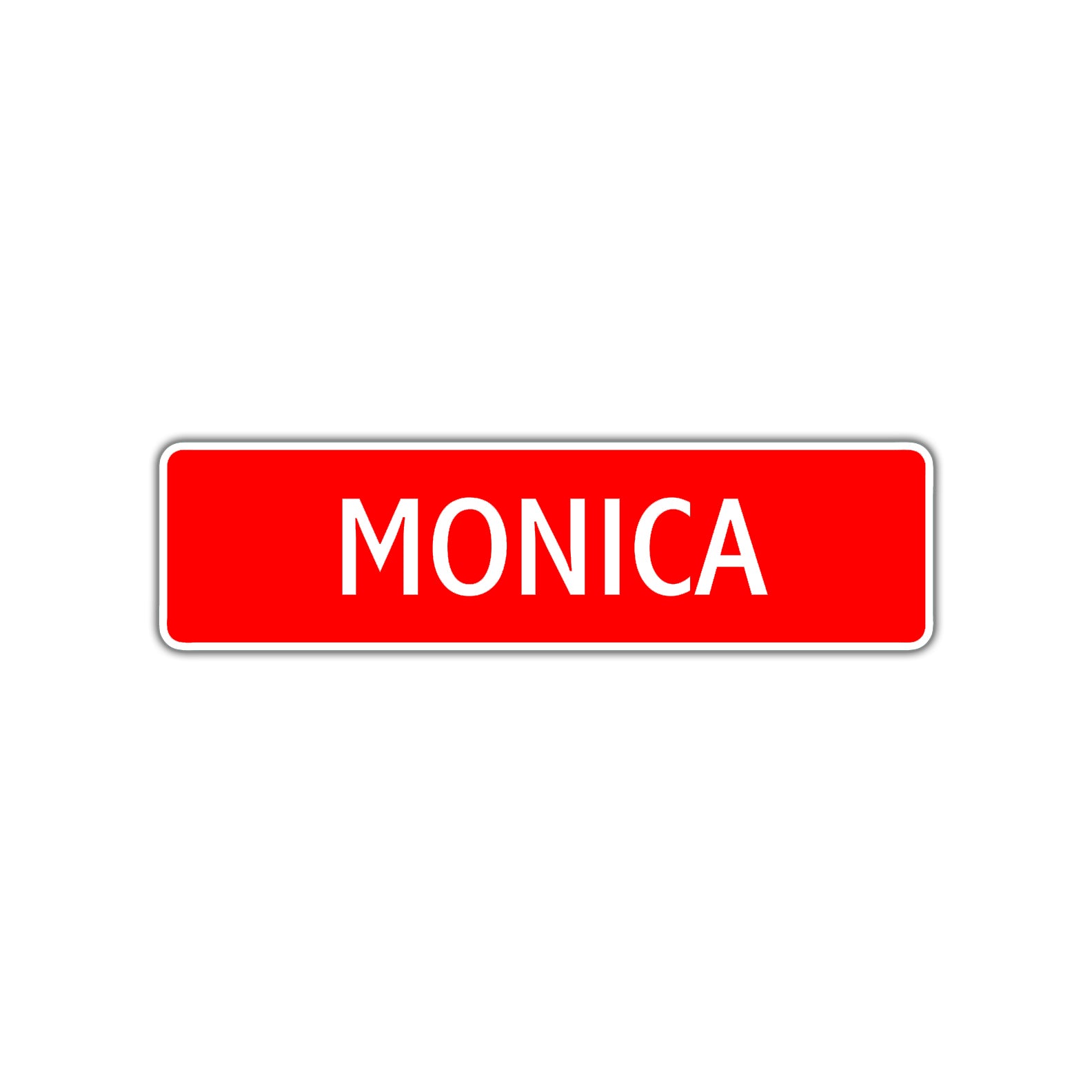 Monica Street Sign