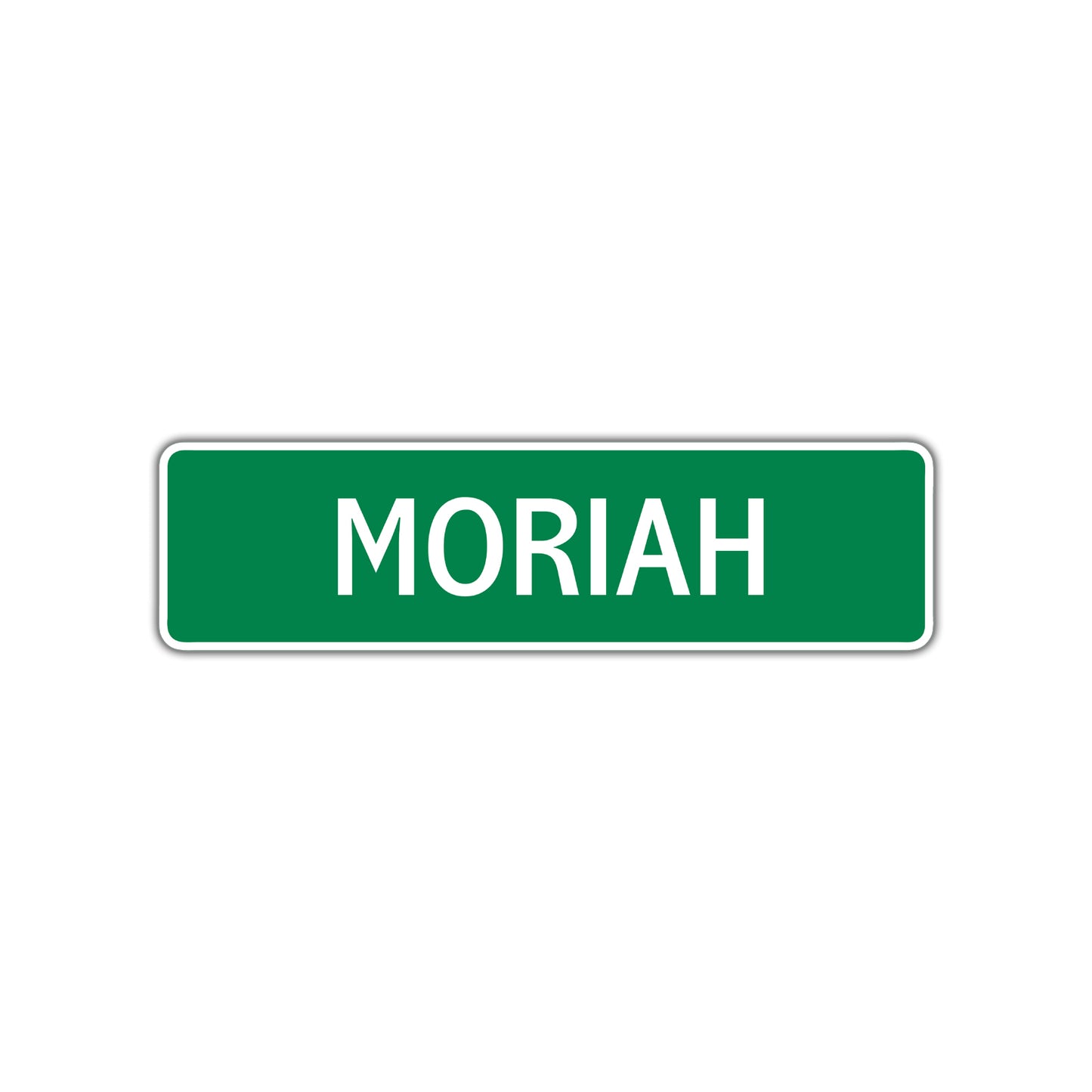 Moriah Street Sign 