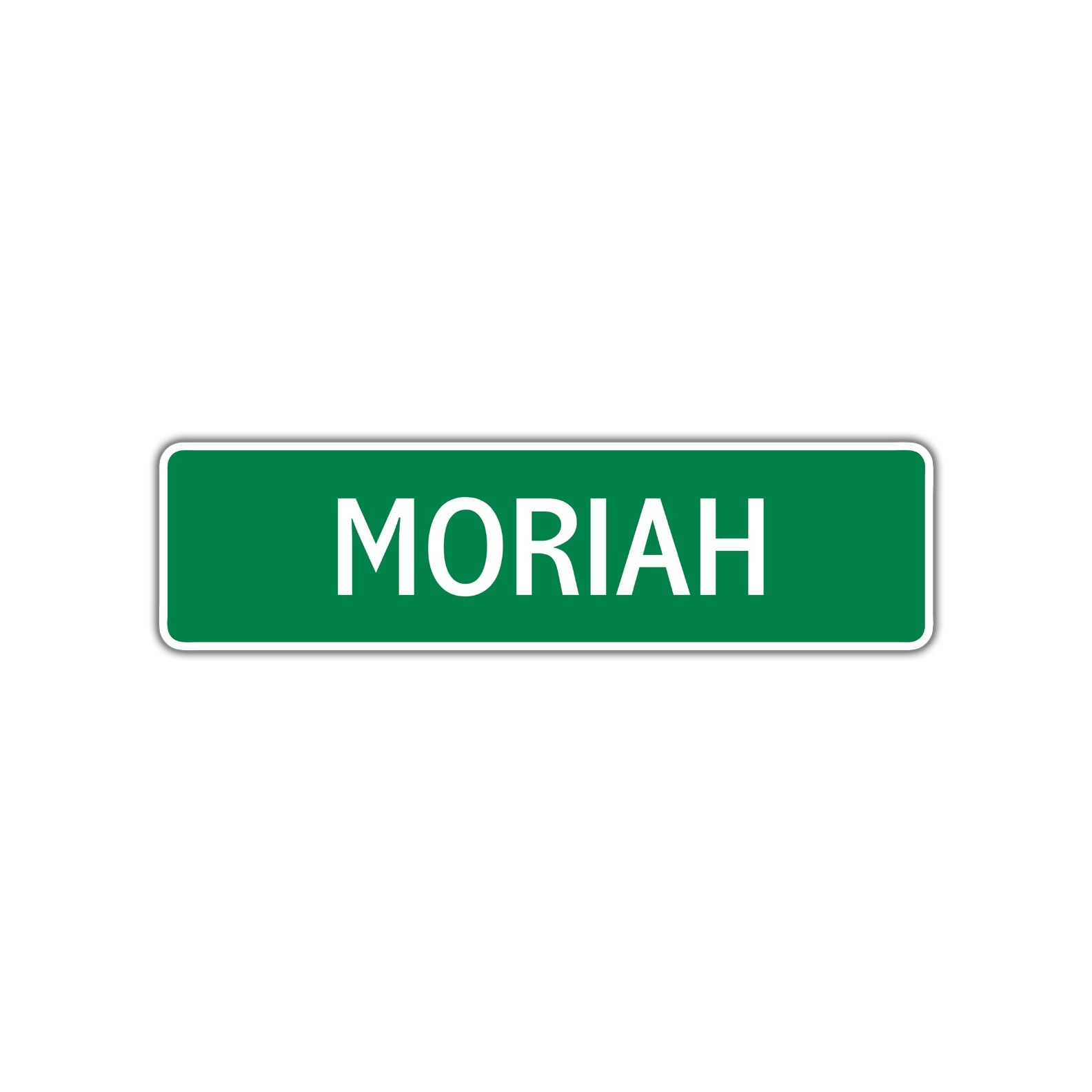 Moriah Street Sign 