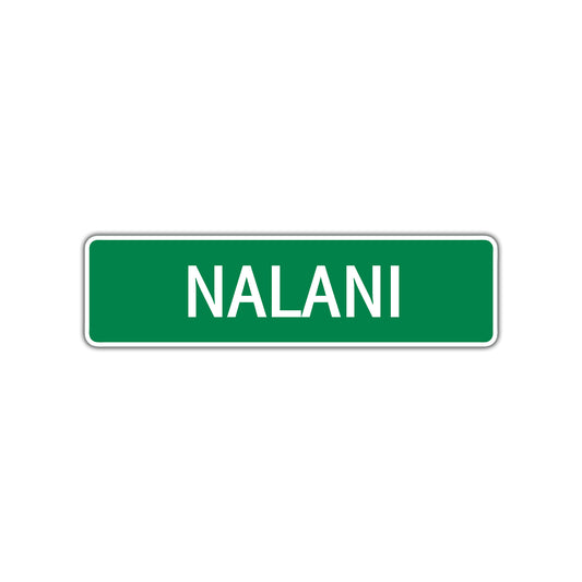 Nalani Street Sign