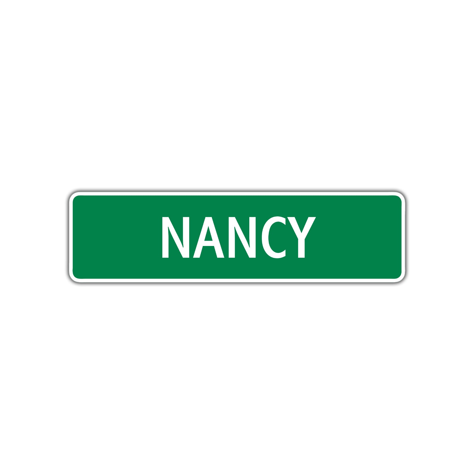 Nancy Street Sign Children Name Room Plate – Sign Fever