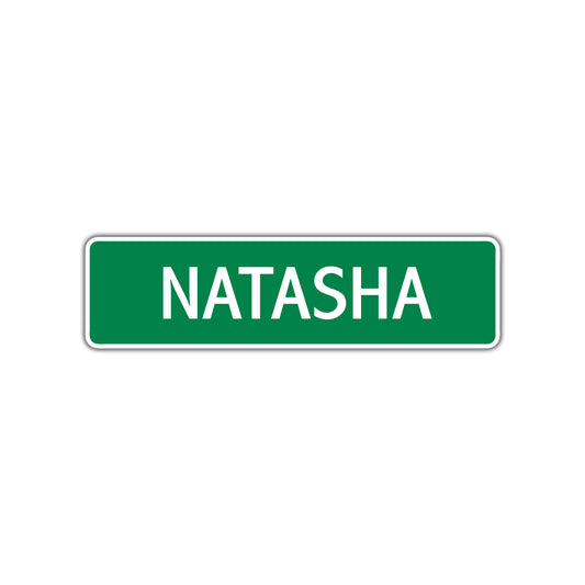 Natasha Street Sign