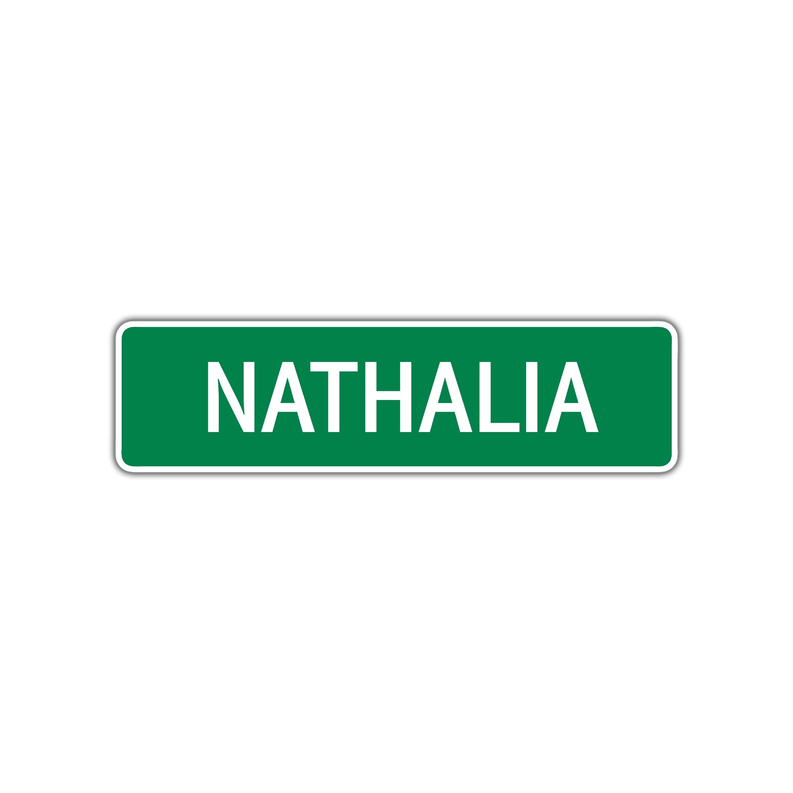 Nathalia Street Sign