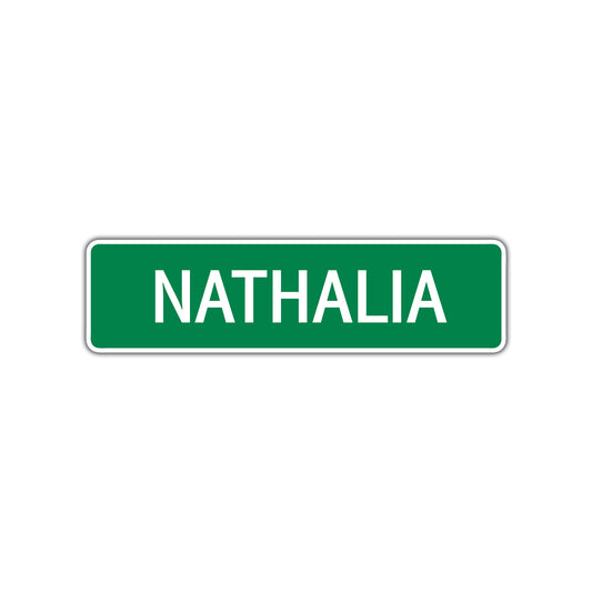 Nathalia Street Sign
