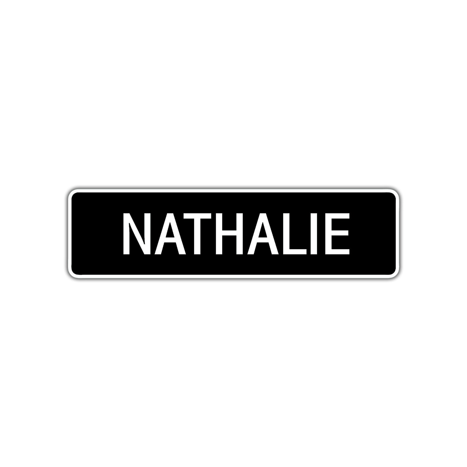 Nathalie Street Metal Sign  