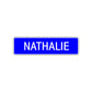 Nathalie Street Metal Sign Plate