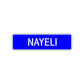 Nayeli Street Metal Sign Plate