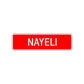Nayeli Street Sign