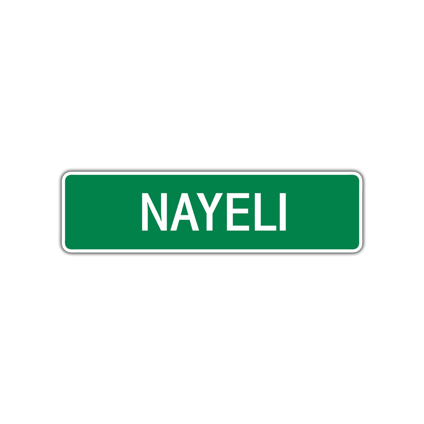Nayeli Street Sign Plate