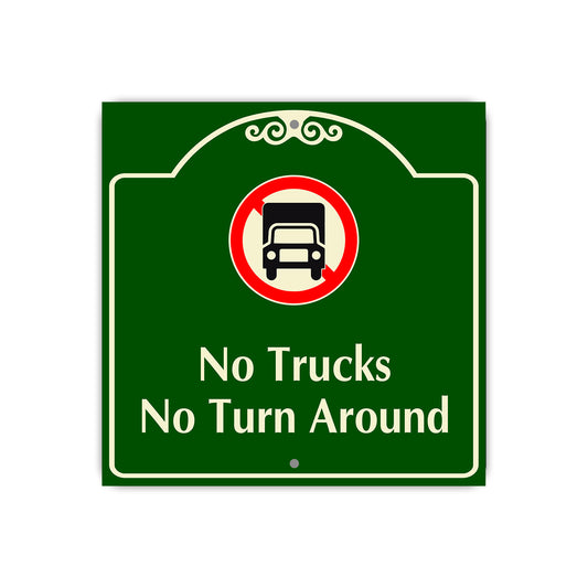 No Bags Allowed Sign Square Aluminum Metal Sign