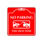 No Parking Tow Away Zone Square Sign