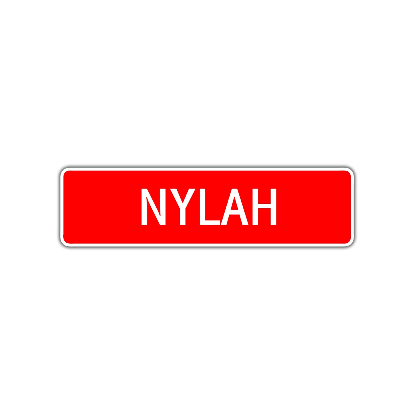 Nylah Street Sign