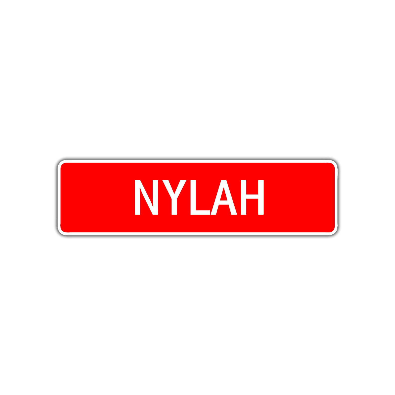 Nylah Street Sign