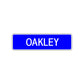 Oakley Street Metal Sign Plate