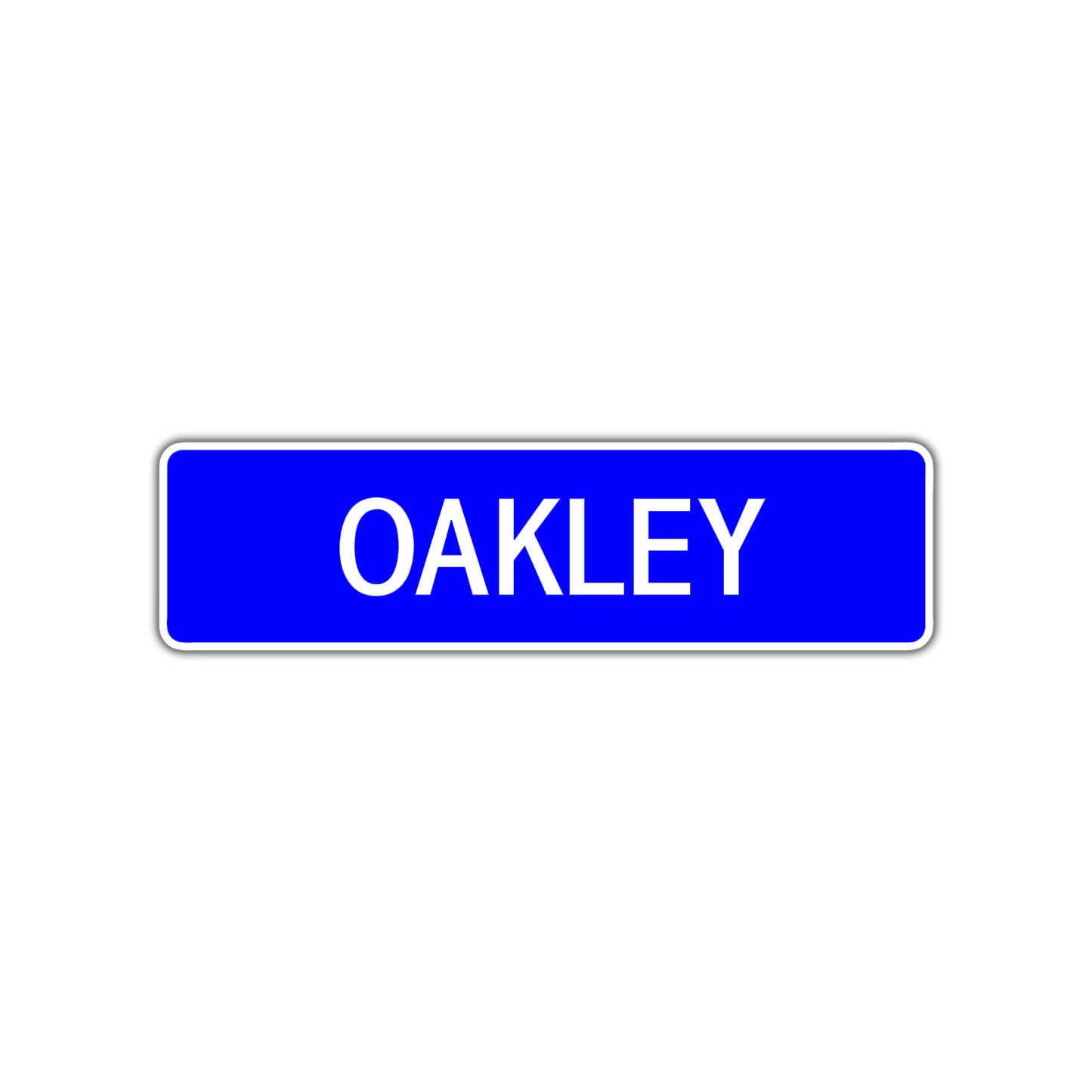 Oakley Street Metal Sign Plate