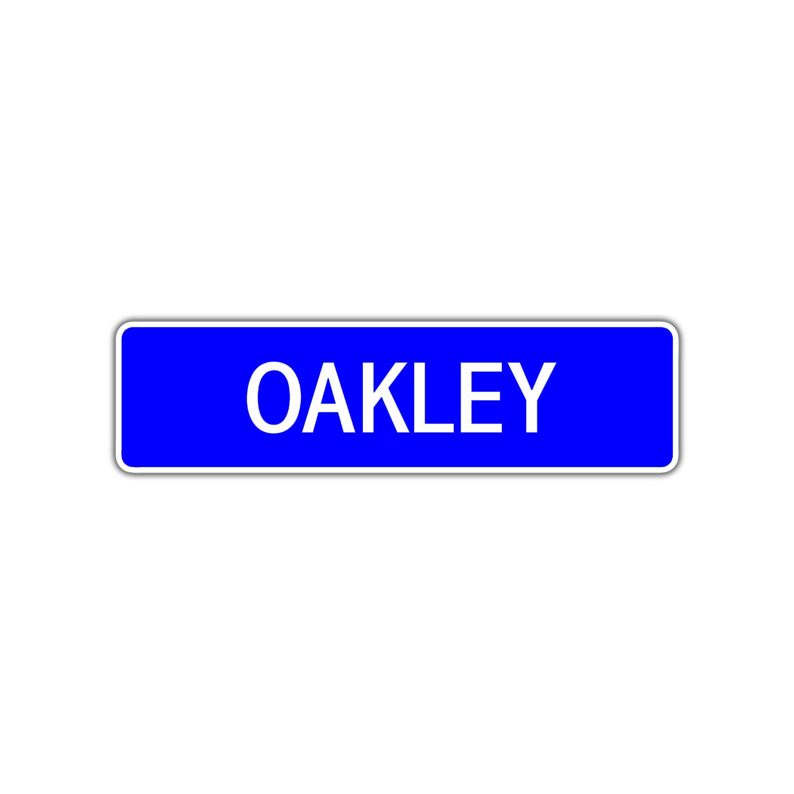 Oakley Street Metal Sign Plate