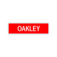 Oakley Street Sign