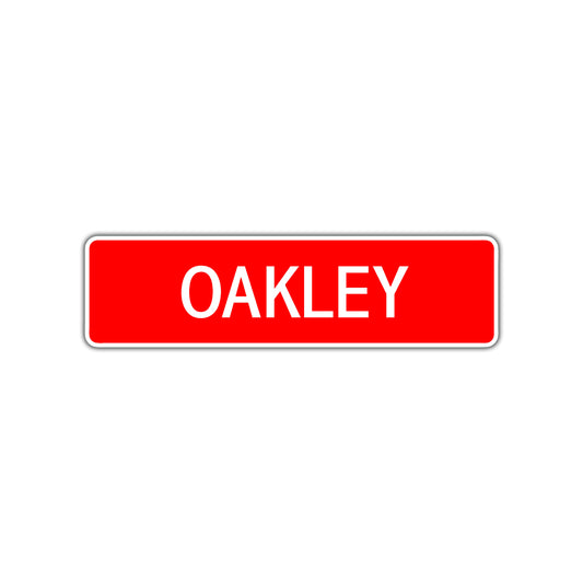 Oakley Street Sign