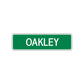 Oakley Street Sign Plate