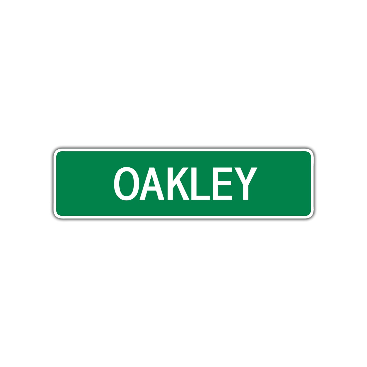 Oakley Street Sign Plate