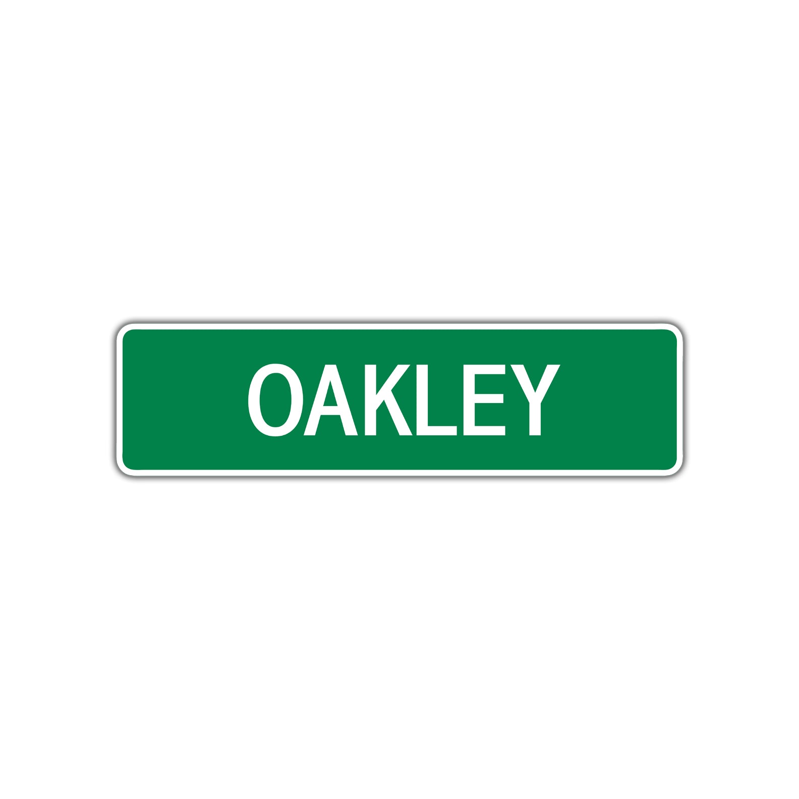 Oakley Street Sign Plate