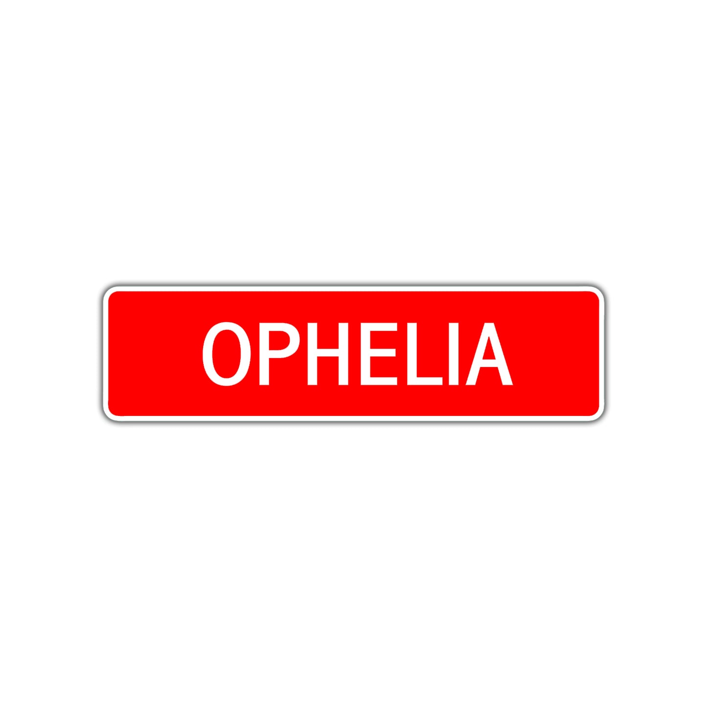 Ophelia Street Sign