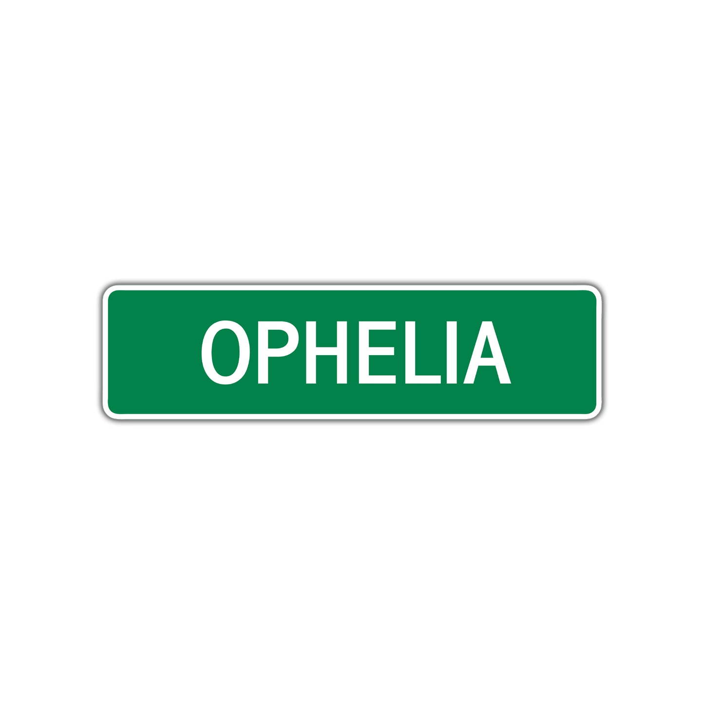 Ophelia Street Sign