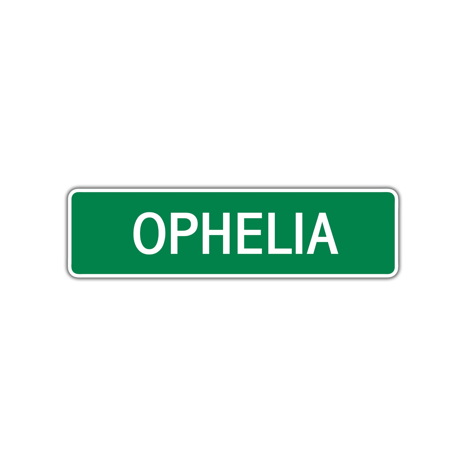 Ophelia Street Sign
