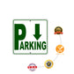 Parking Down Side Reserved Parking Metal Sign Protection