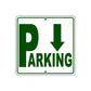 Parking Down Side Reserved Parking Sign Plate