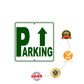 Parking Up Side Reserved Parking Metal Sign Protection