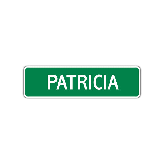 Patricia Street Sign
