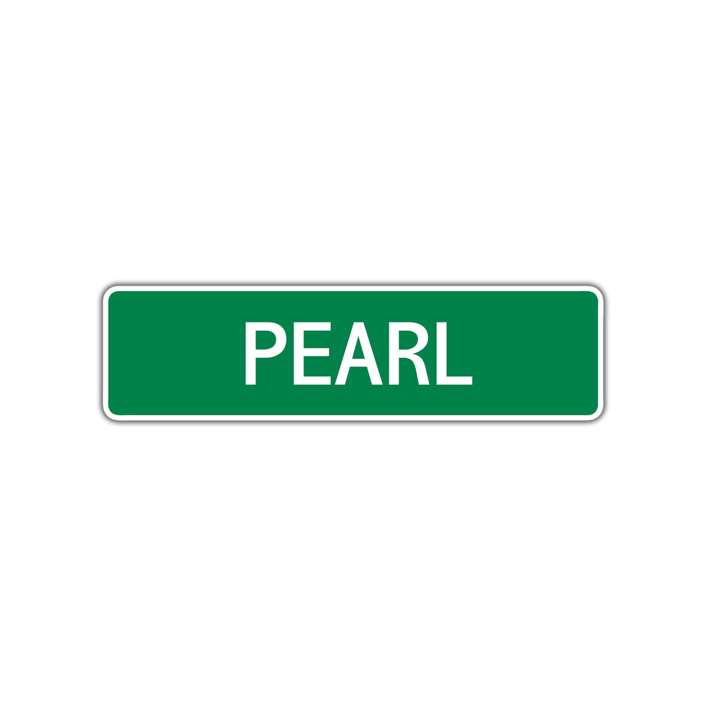 Pearl Street Sign Plate