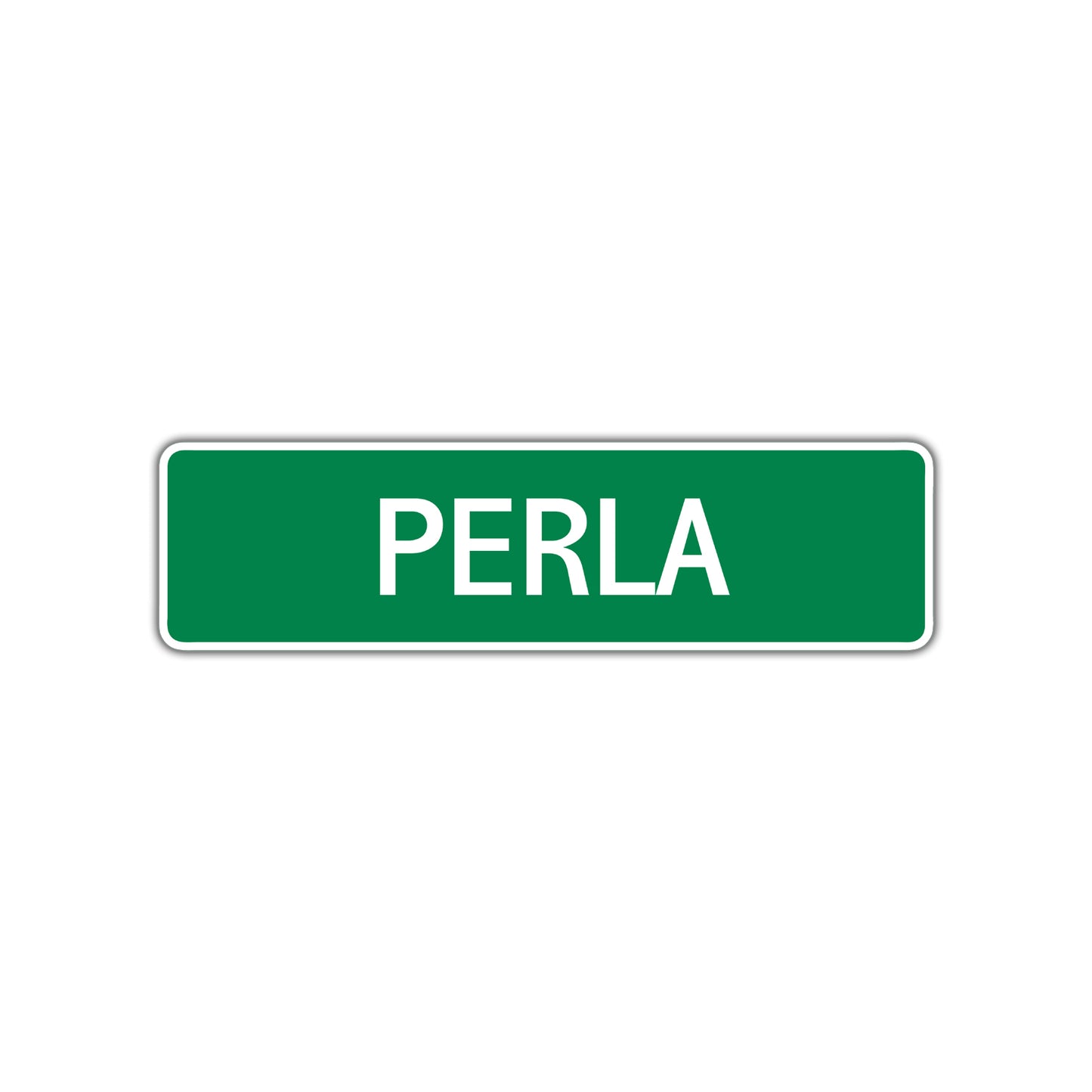 Perla Street Sign 