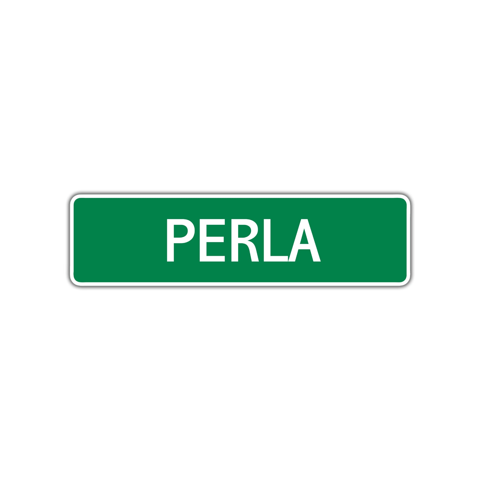 Perla Street Sign 