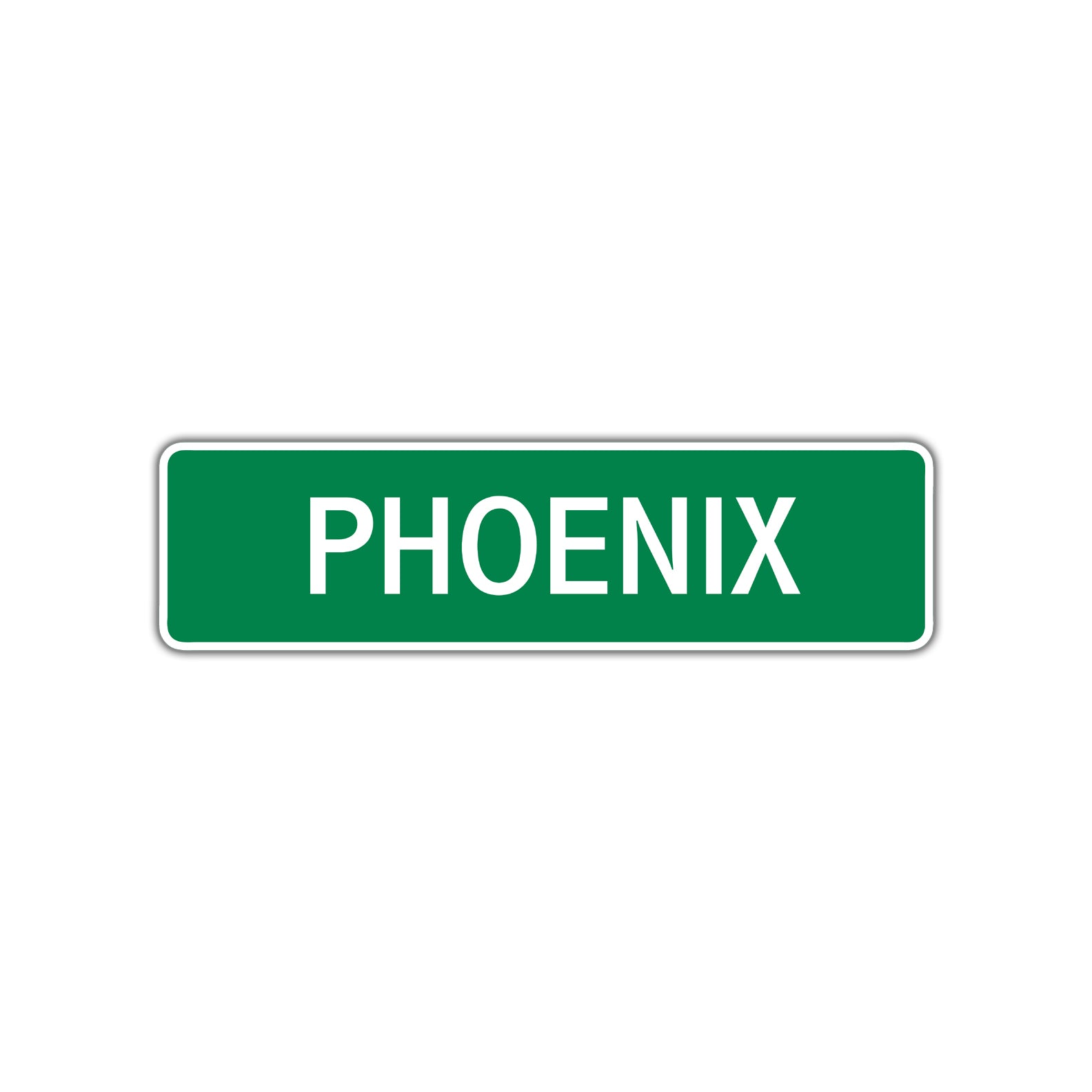 Phoenix Street Sign Plate