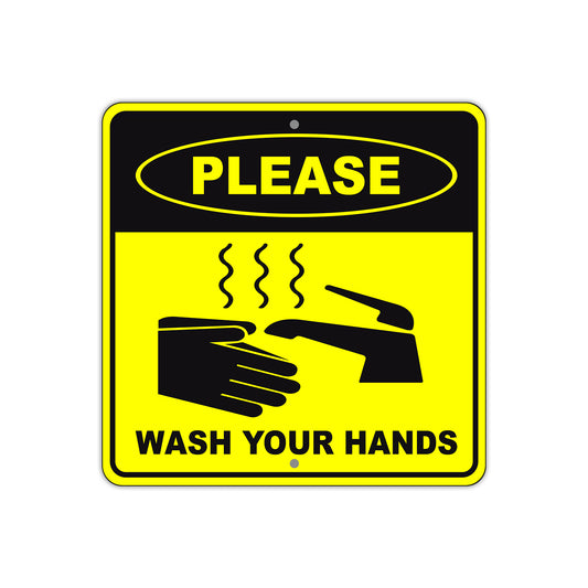 Please Wash Your Hands Sign
