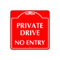 Private Drive No Entry Sign